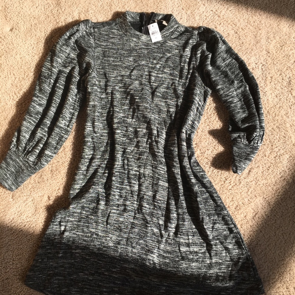 LOFT Sweater Dress with sleeve detail